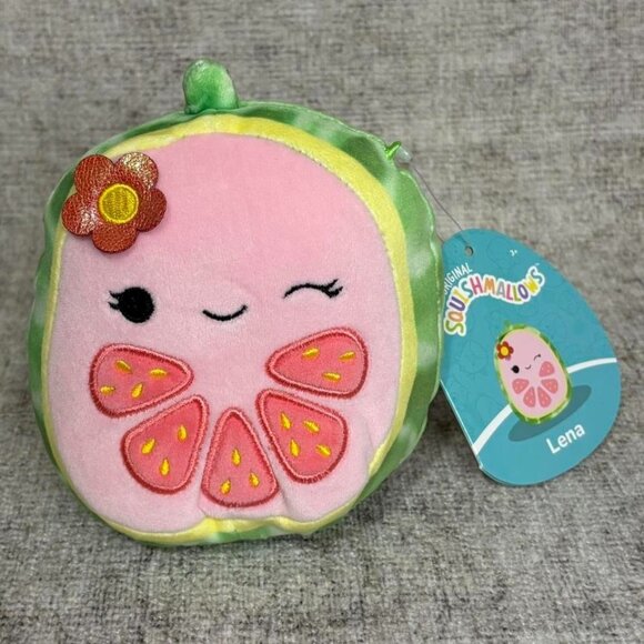Original Squishmallows **LENA the GUAVA FRUIT 5" MINI PLUSH** New W/Tag - Picture 1 of 7